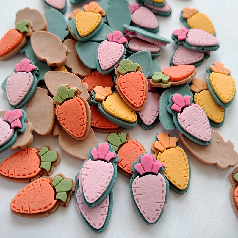 10pcs 19x17mm Cute Pattern DIY Crafts Scrapbook DIY For Home Decor Natural Resin Ornaments Accessories Embellishment: Mixed