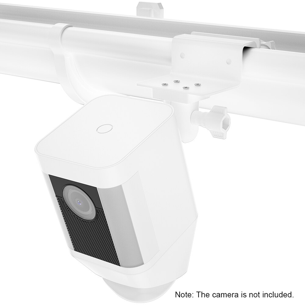 Gutter Mount Bracket Protective Adjustable Mount with M3 Adapter Screw for Ring Spotlight Cam Battery Mounting Bracket Outdoor