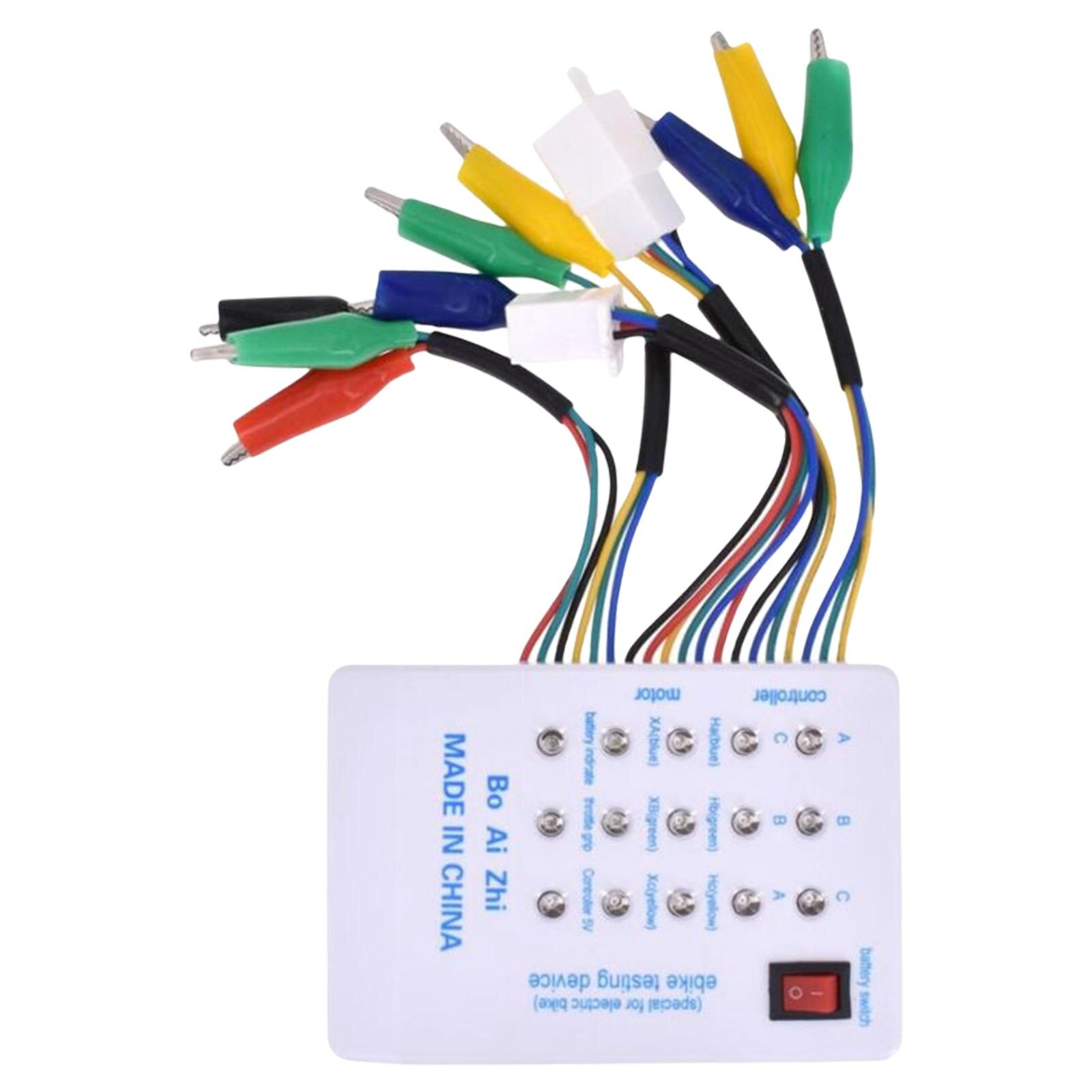 E-Bike Speed Controller Accurate 24V/36V/48V/60V/72V Tester for Electric Bicycle E-Bike Scooter Speed Control Accessories