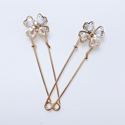 10 stuks kristallen strass broche jurk decoratie schattige gesp speld grote veiligheidsspeld kraag vrouwen sieraden voor kleding ornament: B