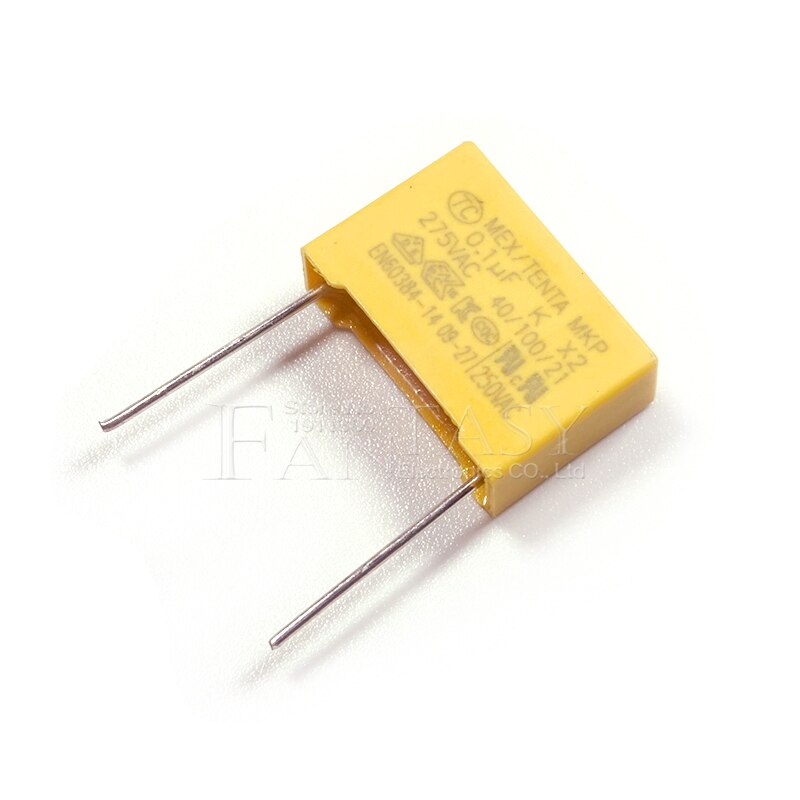 20 stk 100nf kondensator  x2 kondensator 275 vac pitch 15mm x2 polypropylen film kondensator 275v 0.1uf