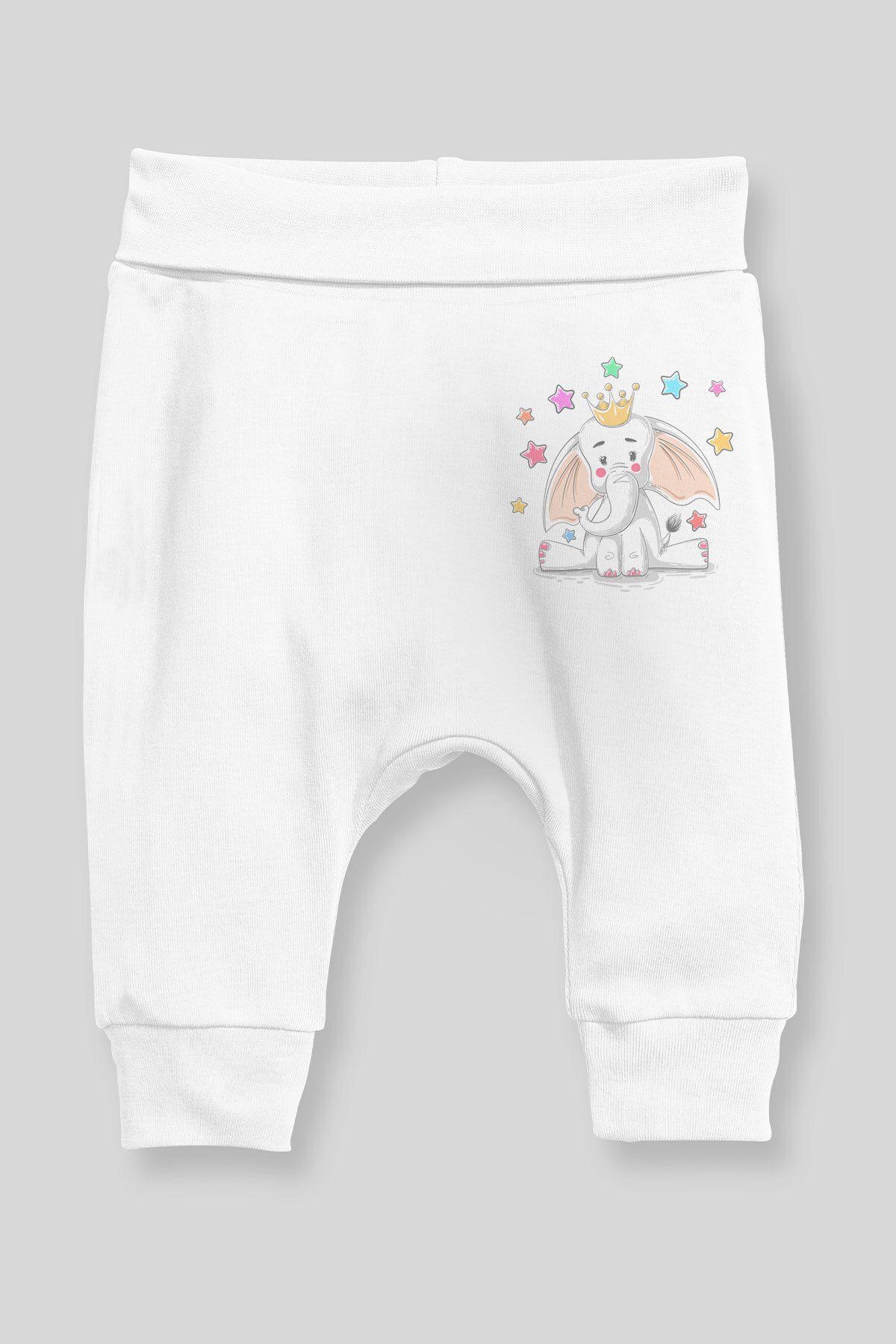 Angemiel Beby Stelle İçindeki Elefante Del bambino Ragazzo Pantaloni Stile harem Pantalon Bianco