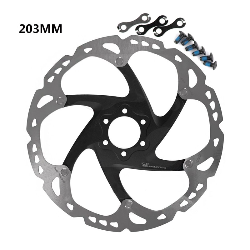 Shimano xt sm  rt86 is punkt teknologi bremseskive 6 bolt  m8000 terrengsykler skive shimano  rt86 160mm 180mm 203mm mtb sykkel
