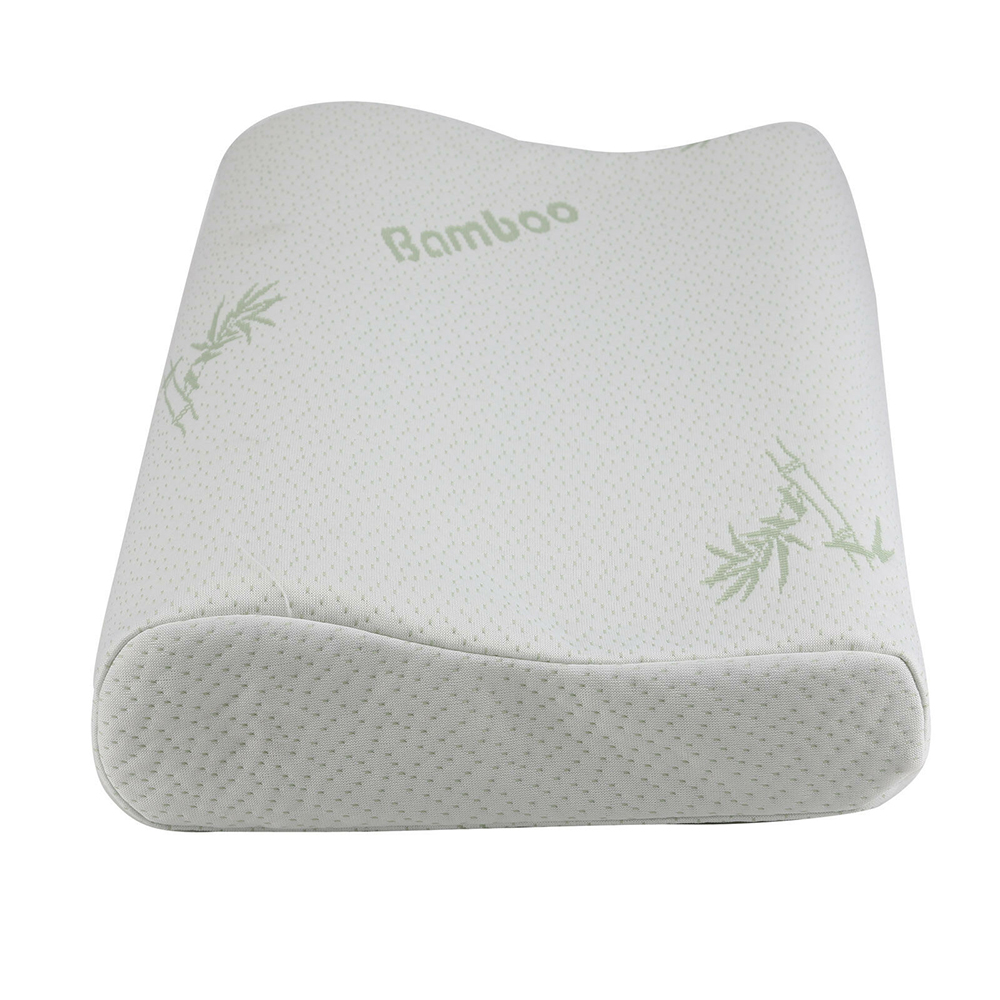 Bamboo Fiber Elastic Memory Foam Luxury Rebound Sleeping Pillow Firm Orthopaedic Neck Support Health Cervical Pillow 1pc/2pcs