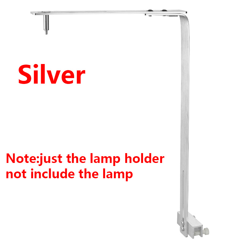 Soporte de luz para acuario de 2,8 \ 5,0mm, aleación de aluminio, soporte de lámpara para pecera a prueba de herrumbre, soporte de luz, estante colgante para candelabro de acuario