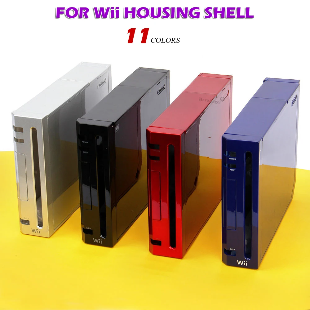 11 Colors Replacement Full Housing Shell Cover Case with Buttons For Wii Game Console Repair Parts