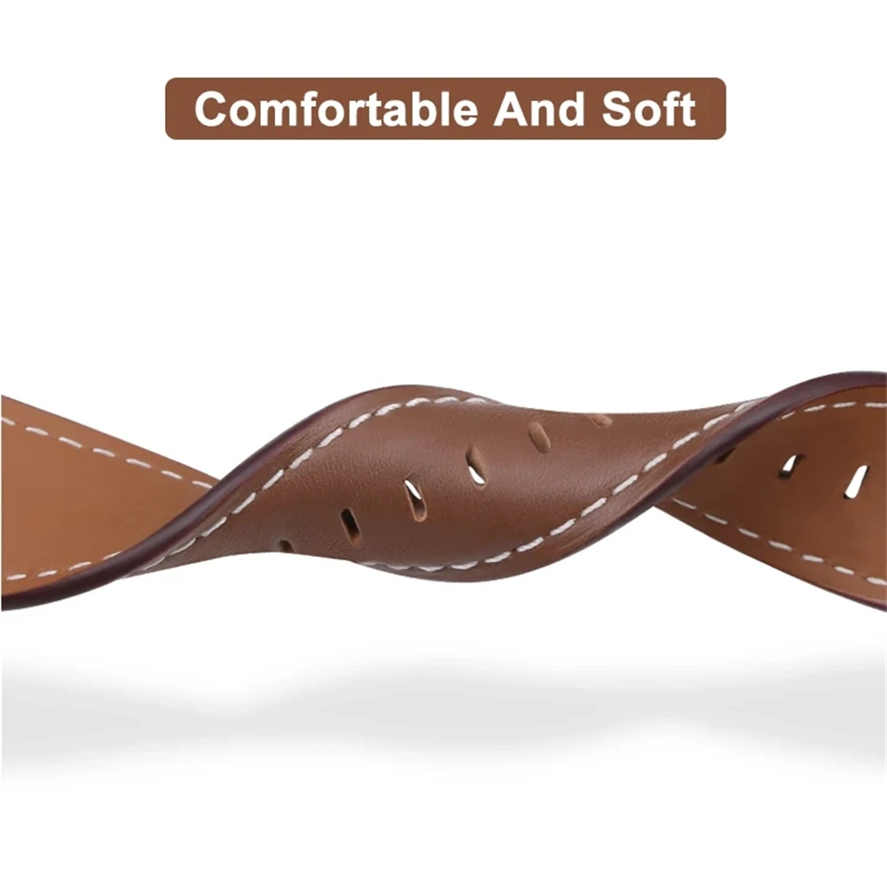 Soft Leather Strap For Huami AMAZFIT BALANCE/CHEETAH Band Amazfit BIP5 GTR 4 3 Pro 47mm GTS 4 3 20mm 22mm Men Women Wristbands