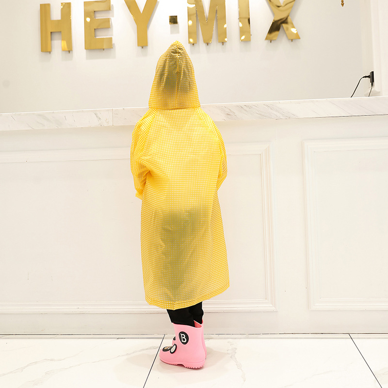 Chubasquero Impermeable para niños, chaqueta transparente desechable, Poncho Impermeable para niños pequeños