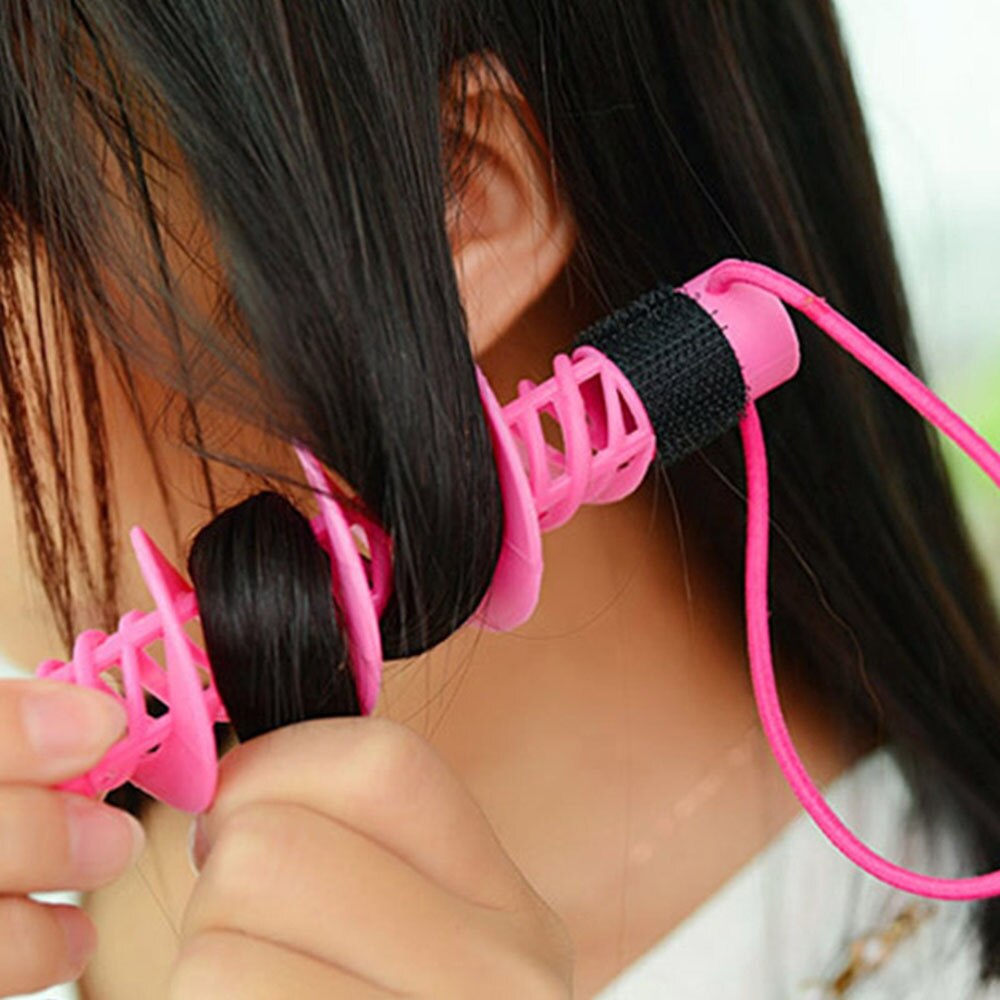 2Pc Hair Styling Tools Hair Care Natural Big Wave Curls Rollers Curlers Curling Styling Tool for Girls Ladies cdpdc8c52