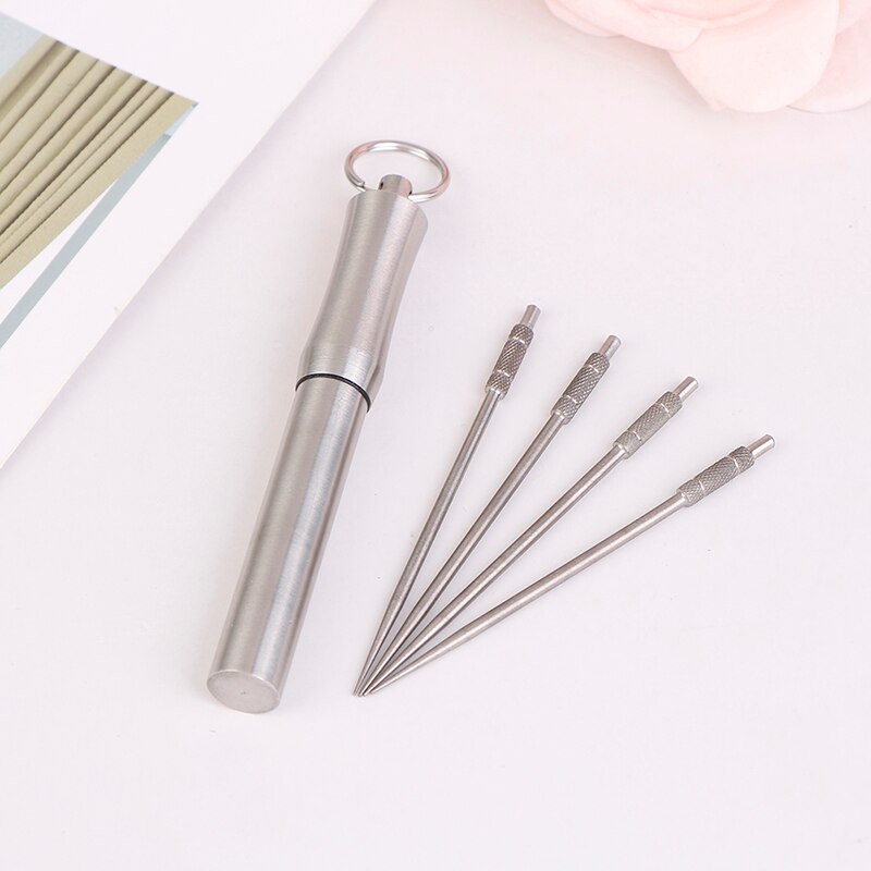 Useful Portable Stainless Steel Toothpick Holder Outdoor Rustproof Waterproof Household Travel Seal Box Holder Storage Toothpick