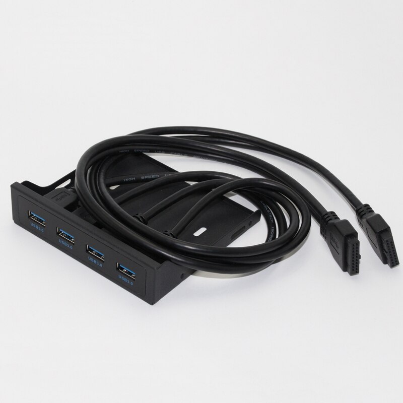 Usb 3.0 frontpaneel 4.7 inch 4 -poorts floppy bay uitbreidingskaart frontpaneeluitbreiding