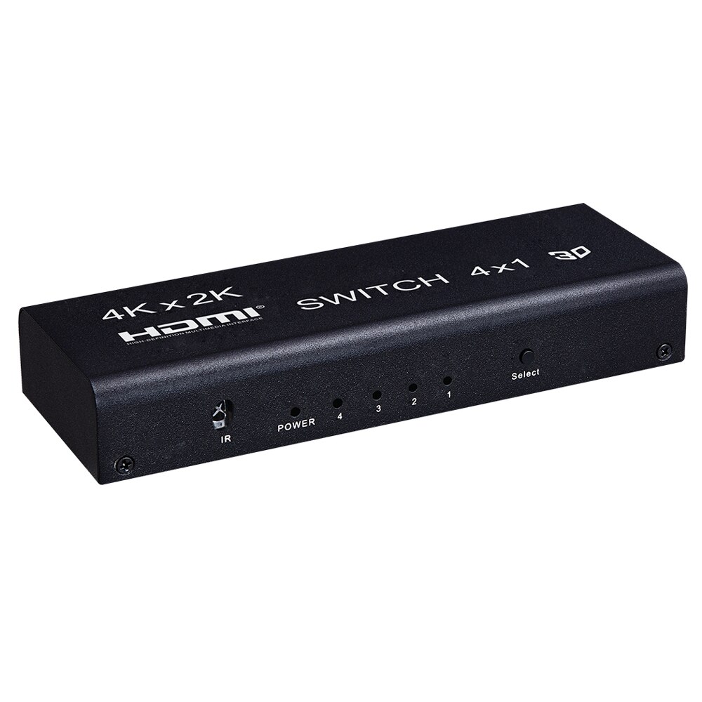 4K X 2K Hdmi Switch 4X1 3D Switcher 4in1 Uit Onafhankelijke Audio-uitgang 3.5 Mm Hoofdtelefoon Fiber Coaxiale 1080P 4K Pc Naar Tv Hdtv Schakelaar