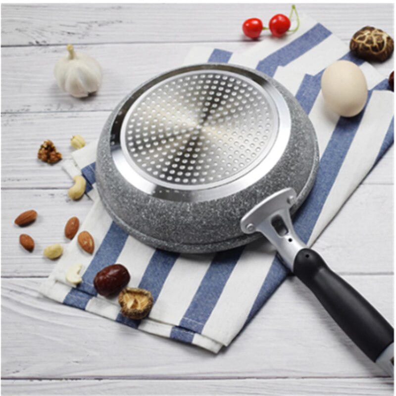 Frying Pan 28cm Wok Pan Non-stick Pan Home Skillet Cauldron Induction Cooker Frying Pans Pancake Pan Kitchen Supplies