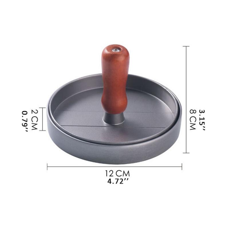 Kitchen Round Shape Burger Press Food-Grade ABS Hamburger Meat Press Beef Grill Hamburger Press Patty Maker Mold Mould Tool