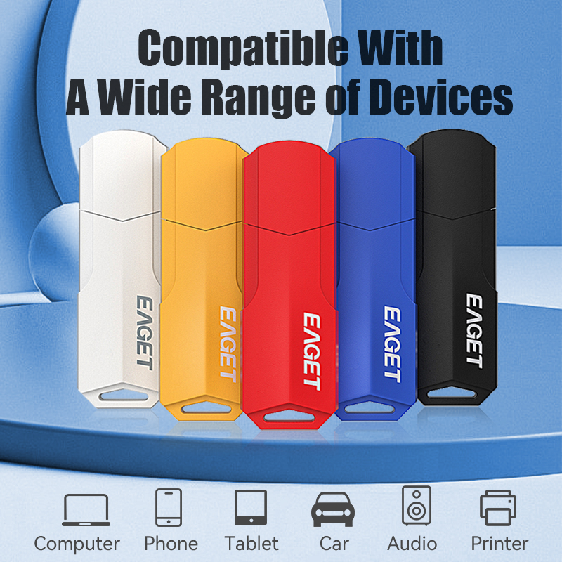Eaget 5/10 Stück Packung USB-Stock USB 2.0-Blitz-Laufwerk Schlüssel Erinnerung Stock 4 GB 8 GB 16 GB 32 GB Multi-Farbe-Stock-einstellen für PC Tablette