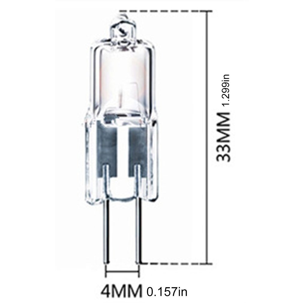 10Pcs G4 Halogeenlamp 20W Halogeen G4 DC12V Indoor Halogeen G4 Lamp Kristallen Lamp Explosie-Proof Halogeenlamp