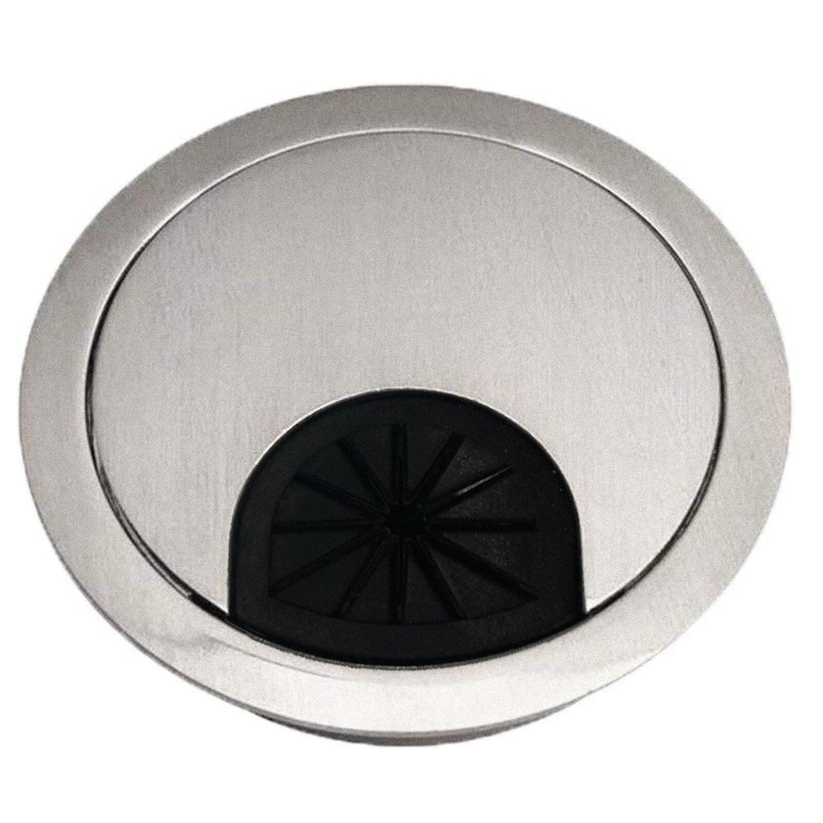 40# Zinc Alloy Desk Wire Hole Cover Base Computer Grommet Table Cable Outlet Port Surface Line Box Furniture Hardware