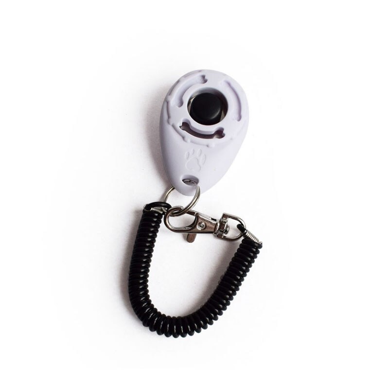 Correa de plástico inteligente para adiestramiento de perros, accesorio para entrenamiento de mascotas, 10 unids/lote: Blanco