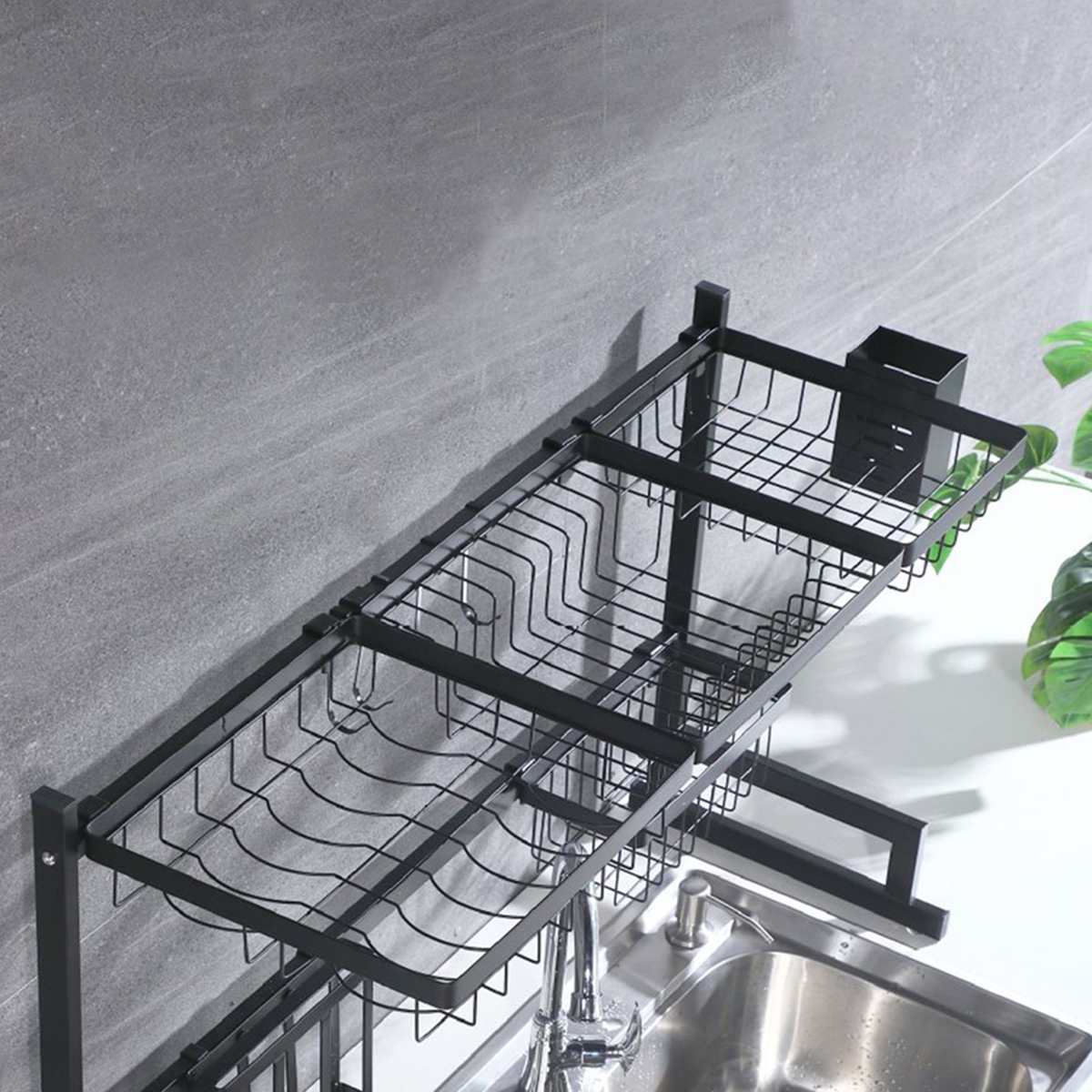 Rvs Opslag Houders Rekken Keuken Plank Rek Muur Dr... – Grandado