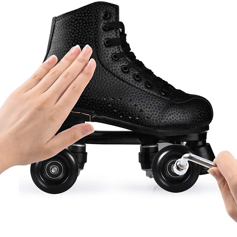 8 stück Rollschuh Räder Quad Rollschuhe Ersatz draussen Quad Rollschuh Räder mit Schlittschuh Rolle