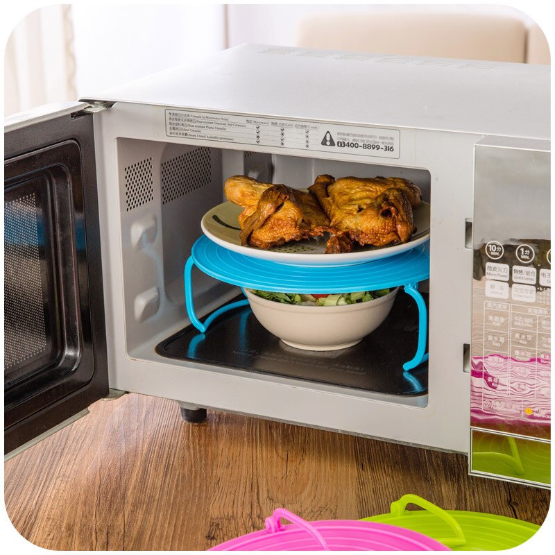 Multifunction Microwave Plate Stackers Oven Shelf Stratified Insulated Heating Steam Kitchen Tools