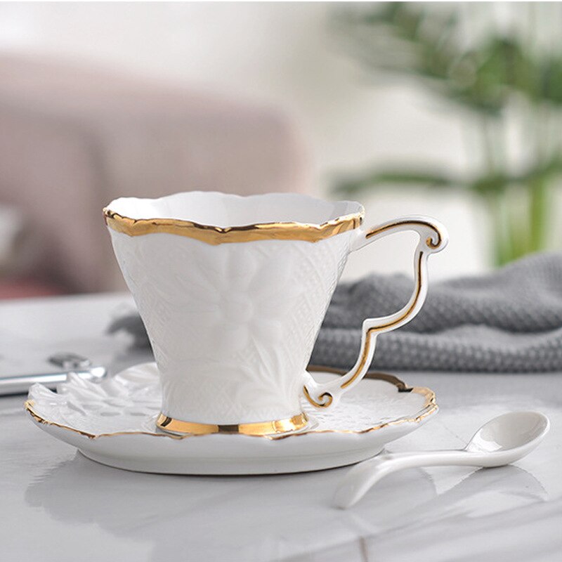 Tasse à café réutilisable en céramique, De luxe, Original, beau service, vaisselle en porcelaine: Style  7