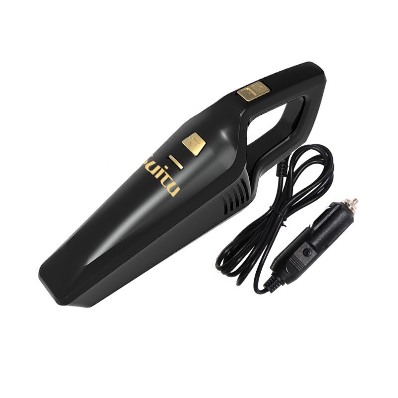 Universal Handheld Wired 12V 120W Car Vacuum Cleaner Vacuum Cleaner High Pressure Electronic Supply Car Accessories: Black