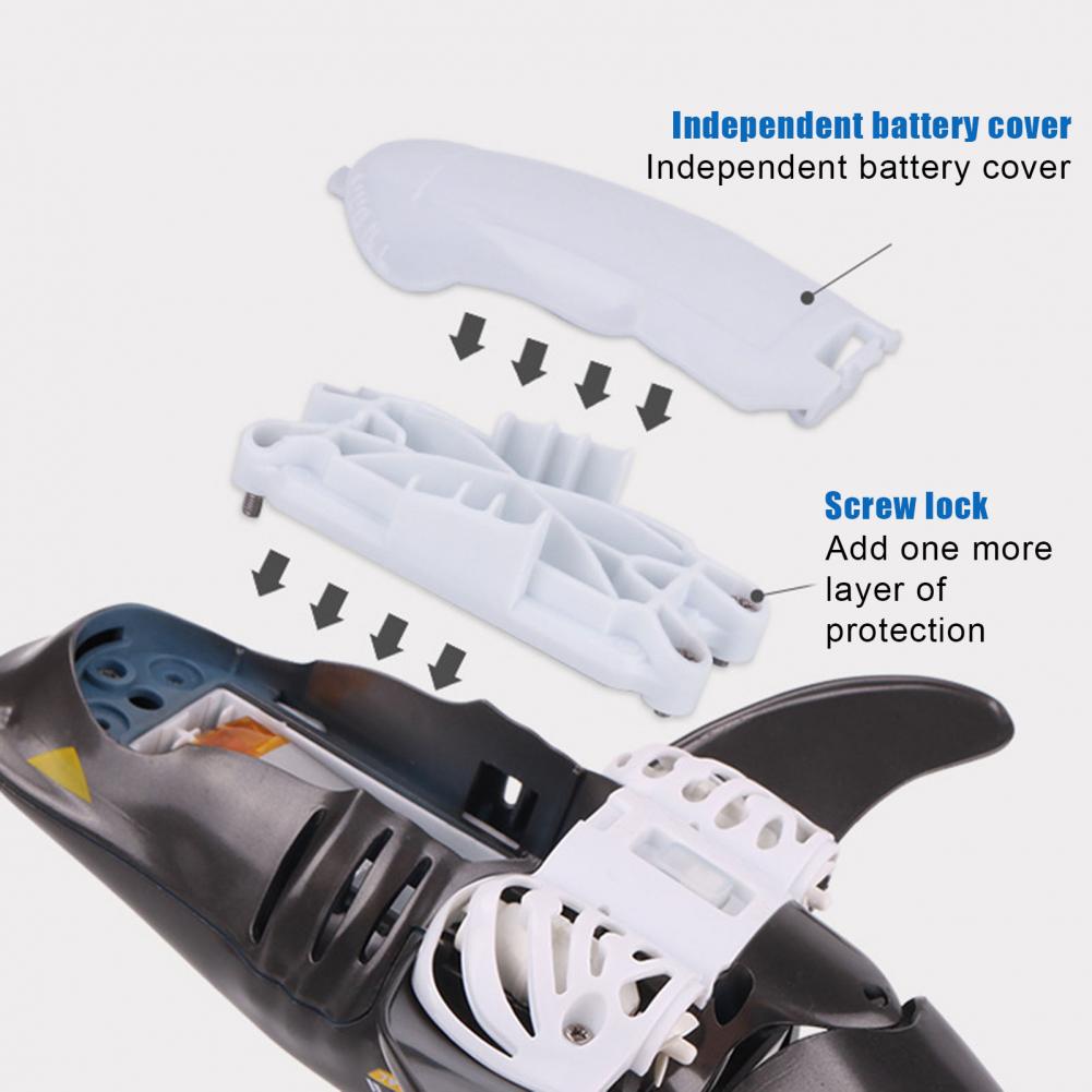 Mini Rc Haai Grappige Haai Speelgoed Elektrische Waterdichte 2.4G Hoogfrequente Afstandsbediening Model Voor Kinderen Rc Haaien dieren