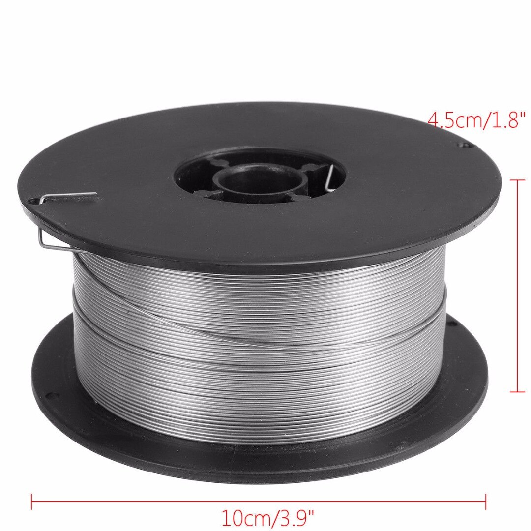 1 rulle rustfrit stål solid-core svejsetråd 0.8mm 500g/1kg mig loddetilbehør til fødevarer/generelt kemisk udstyr