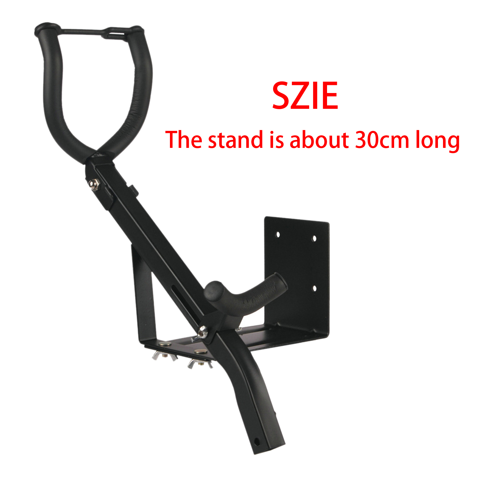 Alto Saxophone Stand Wall Mounted Tenor Saxophone Holder Sax Studio Wall Hanger for Saxophone Replacement Parts: Light Grey