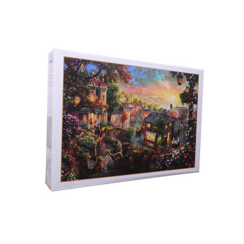 1000Pcs Puzzel Houten Papier Puzzels Educatief Speelgoed Voor Kinderen Slaapkamer Decoratie Stickers: 7