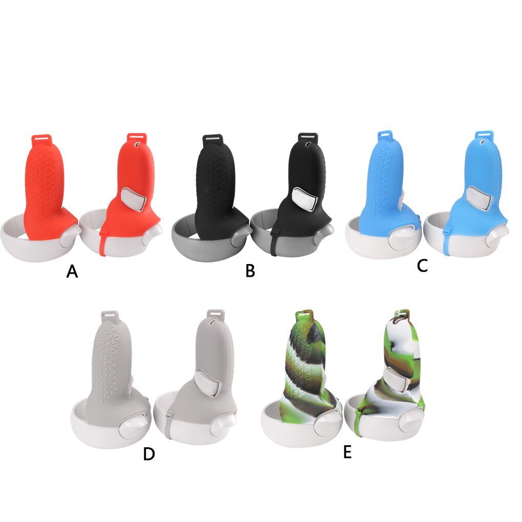VR Handle Cover Silicone VR Glass Cover Half Controller Accessory Replacement for Oculus Quest 2