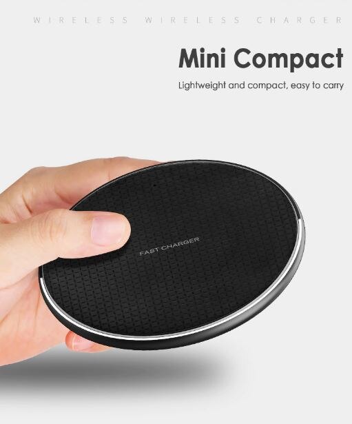 Wireless Charger Qi 5W / 10W Phone Charger Wireless Fast Dock Charger For Iphone Samsung Xiaomi Huawei P3