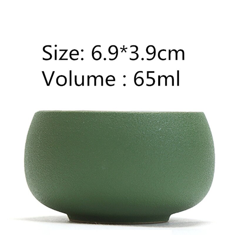 Zen thé maître tasse poterie noire tasse à thé colorée style japonais tasse Arhat personnel unique pinming tasse
