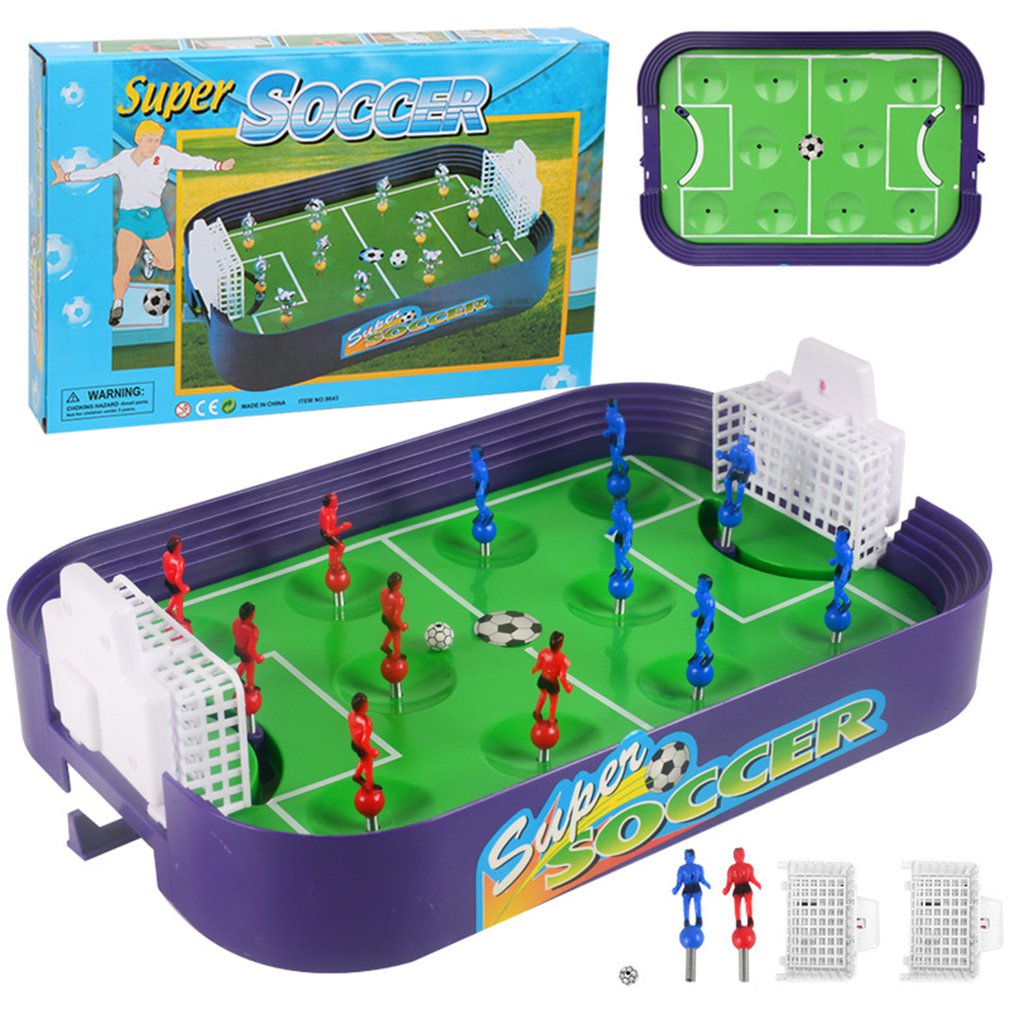 Mini Table de Football pour enfants, jouet de sport, jeu de Football de bureau, modèle de terrain de Football pour enfants, jeu de société, de noël: Default Title
