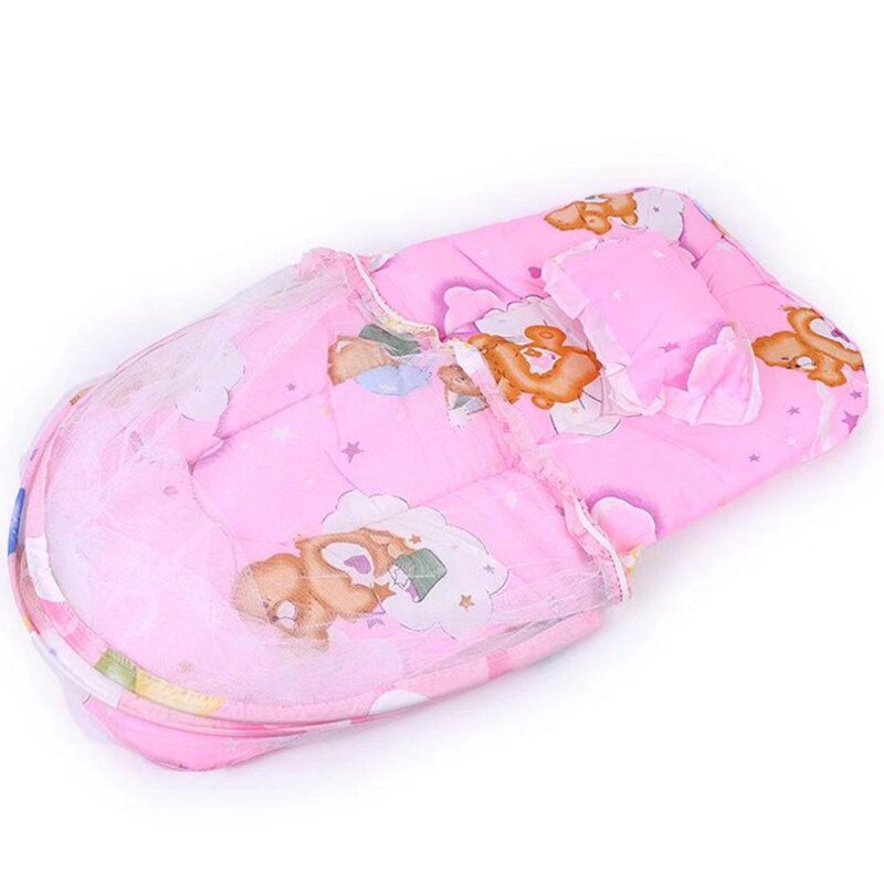 Kleine Wieg Klamboe Wattenschijfje Baby Quilt Opvouwbaar Storage