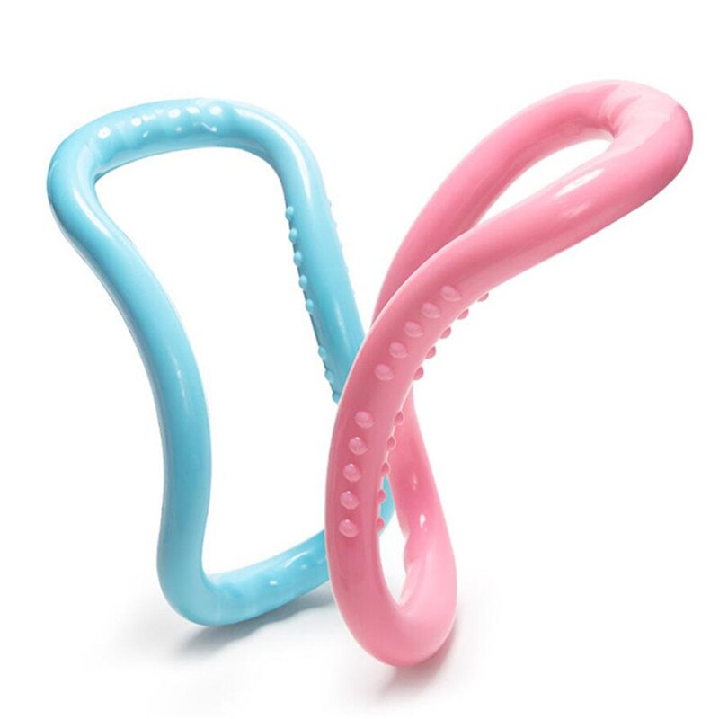 2 stykker yoga pilates ring smuk tynd ryg åben skulder fitness udstyr yoga stretch ring
