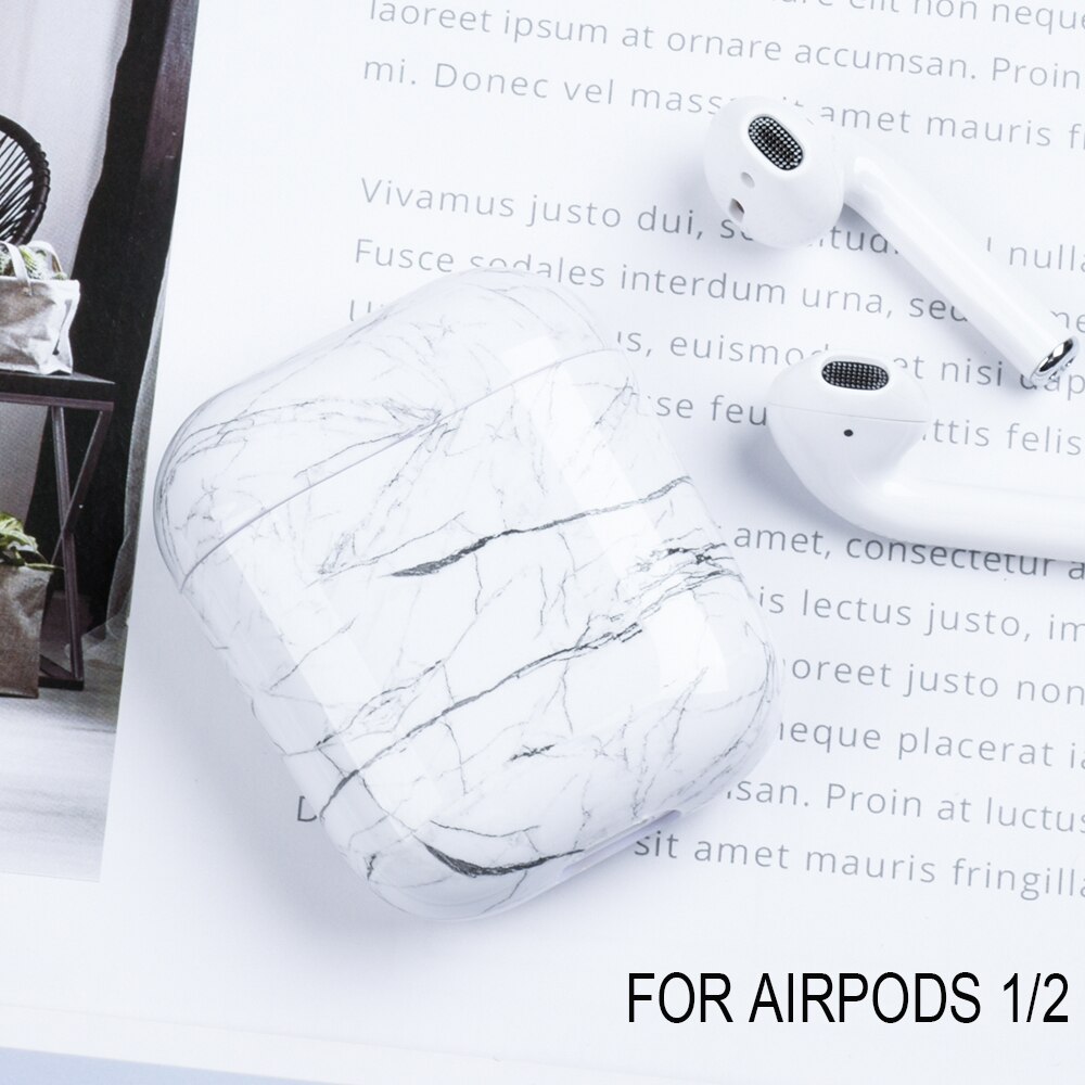 Case For Apple AirPods Pro 2 1 Earphone Couple Marble Pattern Hard PC Earphones Box Case For AirPods Pro 2 1 Cover Funda