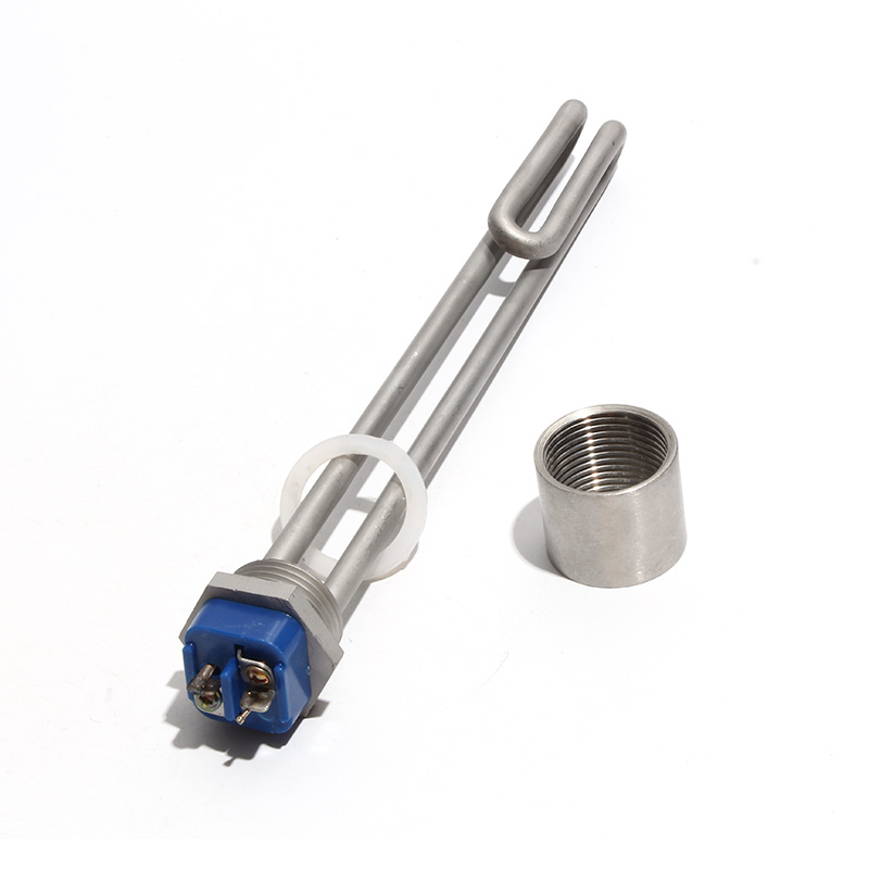 220V-240V Heating Element 1&amp;quot;BSP DN25 Screw in Type Water Immersion Heater for Water Boiler All 304SUS: 1KW  180mmL / white