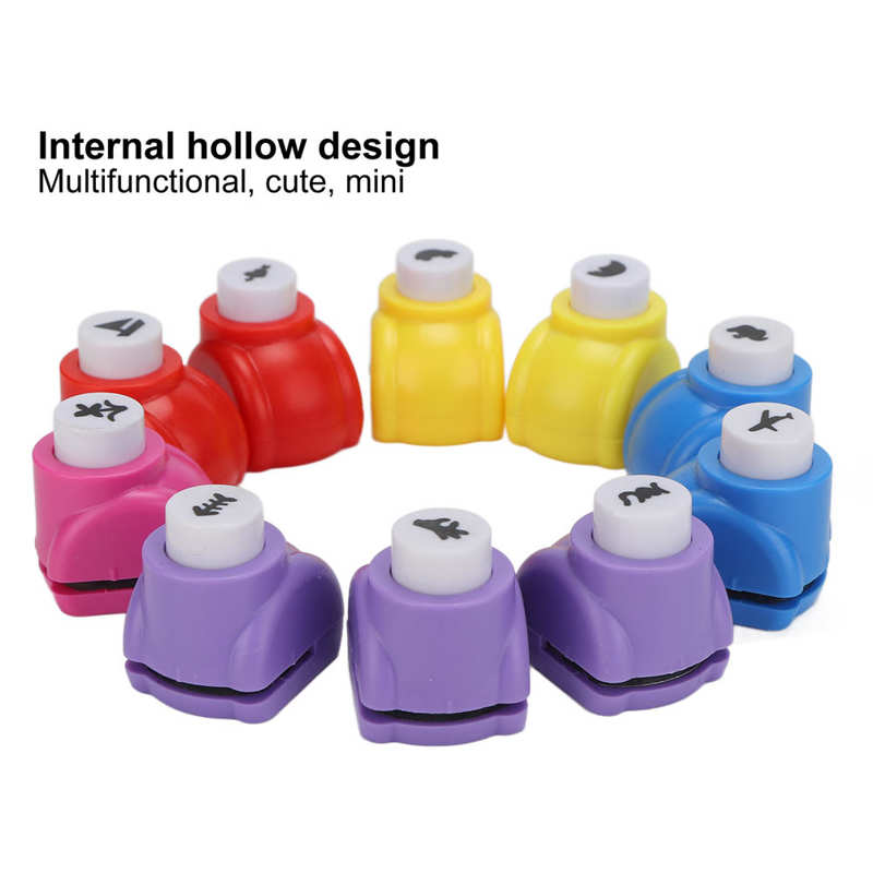 Hole Punches Exquisite Cute Ergonomic Durable Internal Hollow Mini Hole Puncher for Nail Art for Scrapbooking