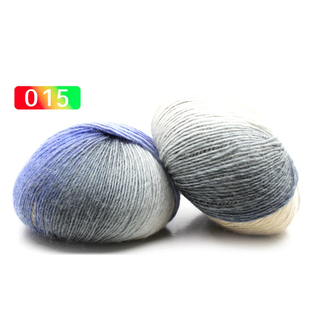 Hilo de punto de línea de lana de para calcetines, suéter, hilo de lana tejido a mano, hilo escolar para tejer crochet: 15