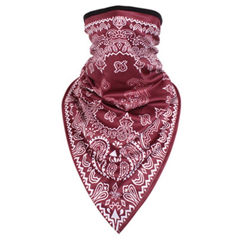 Mode Hip Hop Cashew Bloem Driehoek Magische Sjaal Bandana Straat Skateboard Gezichtsmasker Sjaal Fiets Sjaal Masker