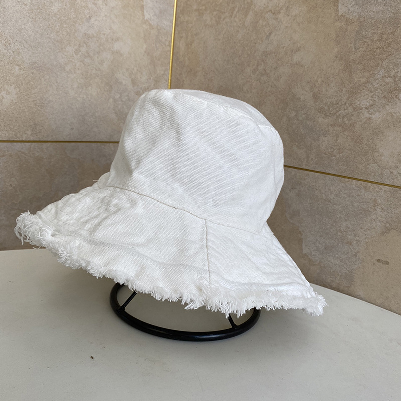 2024 Gewassen Denim Emmer Hoed Vrouwen Vissershoed Emmer Hoed Unisex Bob Caps Hip Hop Gorros Mannen Winddicht Emmer hoed Outdoor: Sky Blue