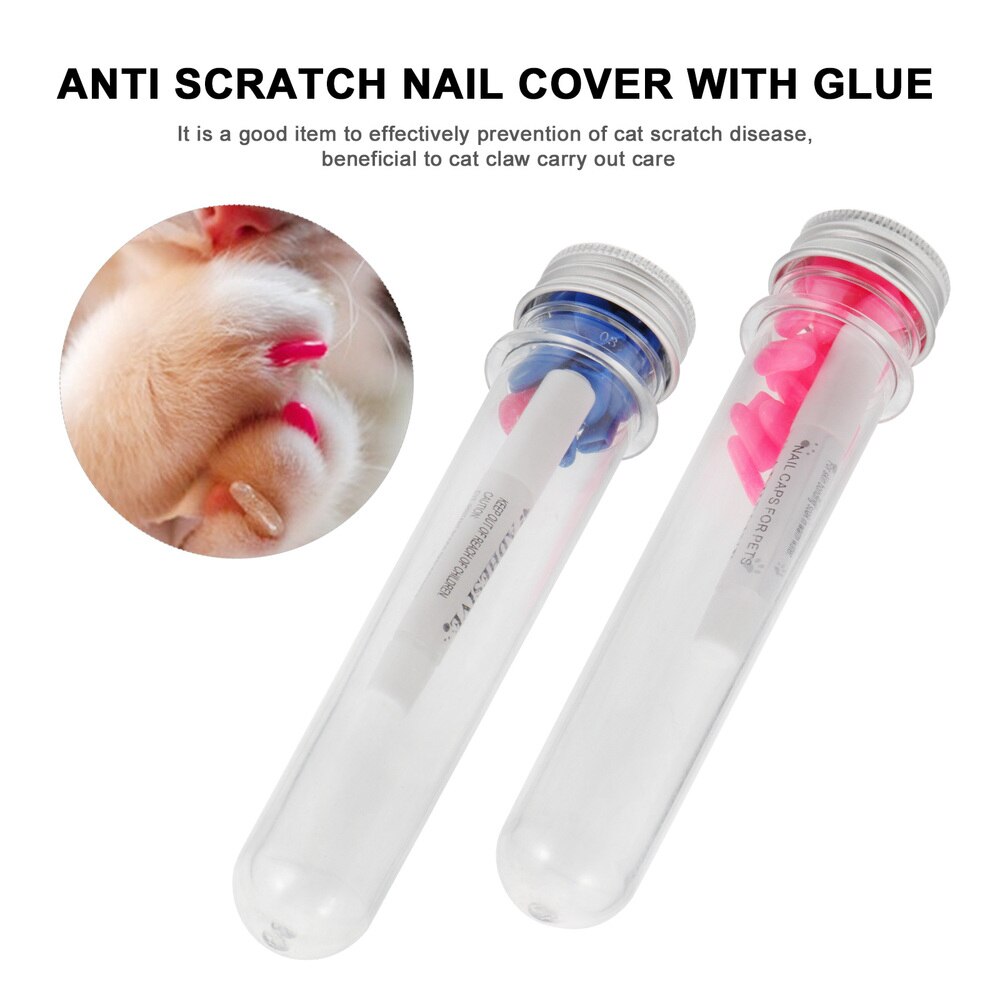 2 Set Nail Protector Protective Cat Claw Caps Cat Claw Covers for Dog Pet