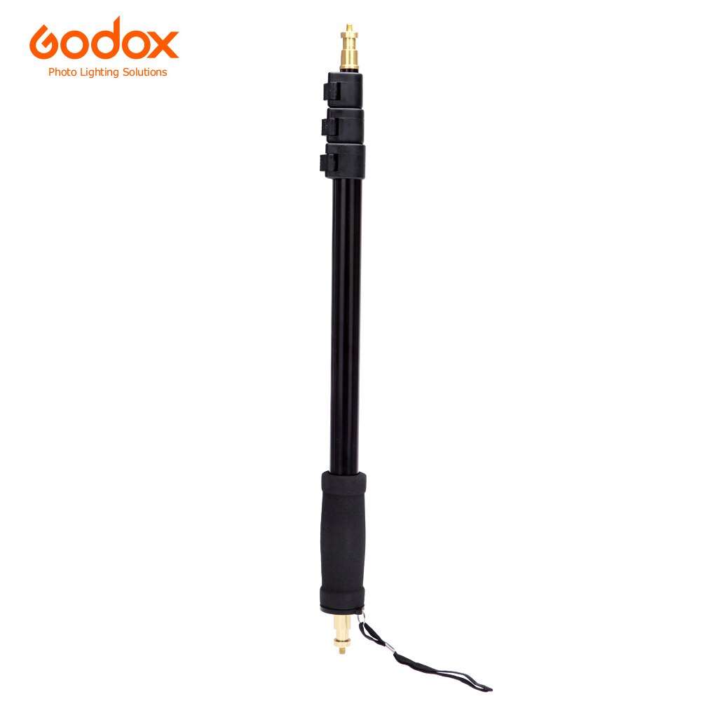 Godox AD-S13 21-63 "/55-160cm Tragbare Licht Boom Pole-Stock vier abschnitt mit 1/4" Außengewinde für WITSTRO Blitz AD180 AD360