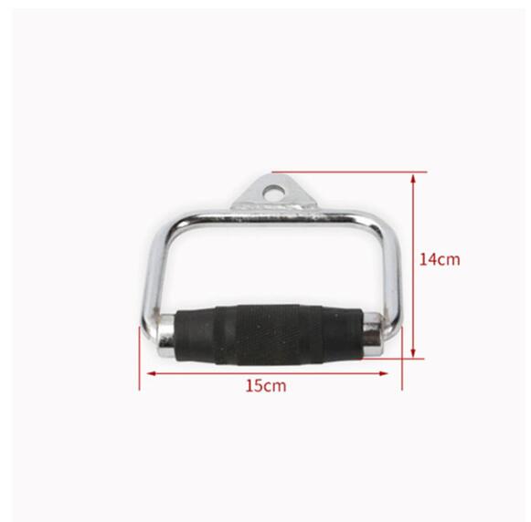 Non-slip Gym V Handle Cable Attachment Seated Row trainer Chinning Bar Fitness Equipment Double Row Close Grip Lat Bar: YD23-1 word box