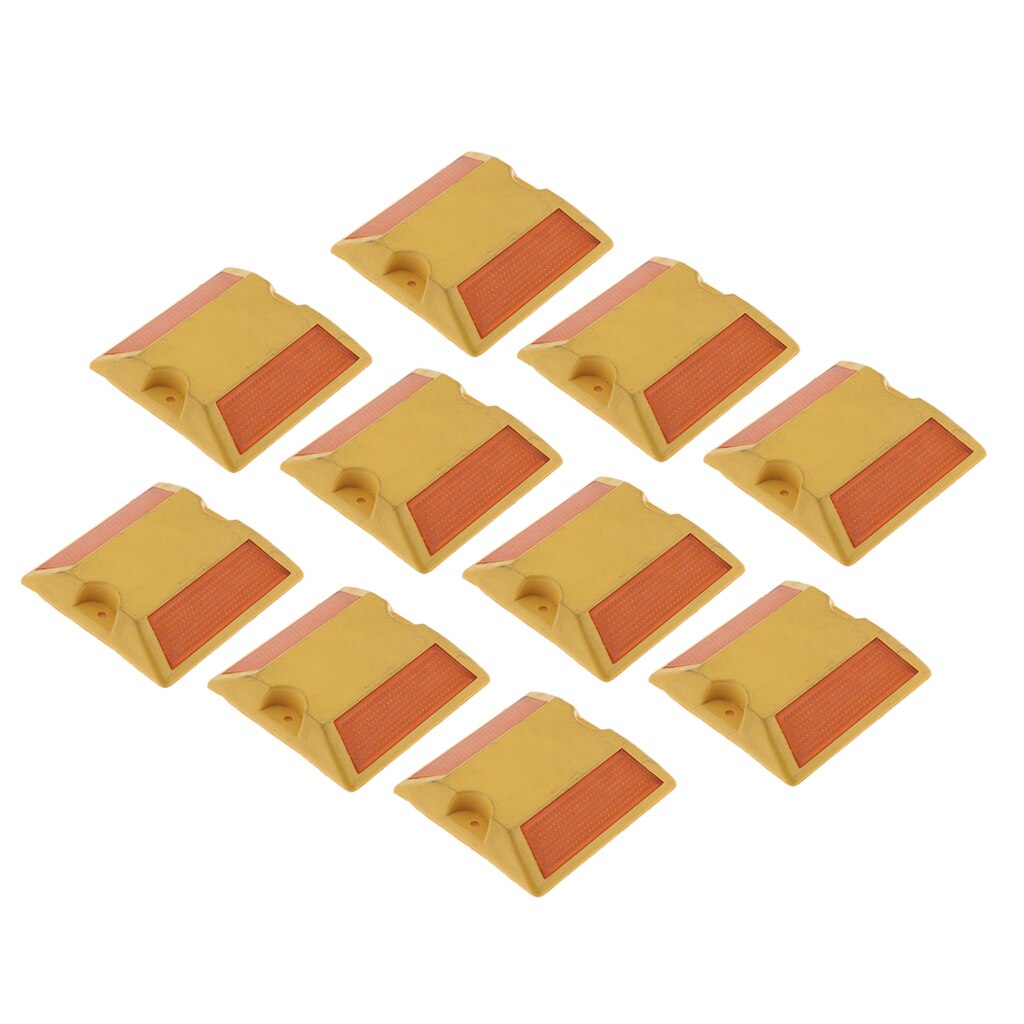 10 Pcs Oprit Reflector-Reflecterende Weg Stud-Road Bestrating Markers, Langdurige