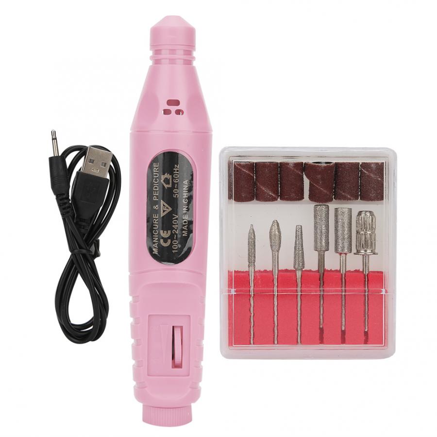Máquina pulidora eléctrica para uñas, aparato para manicura y pedicura: C