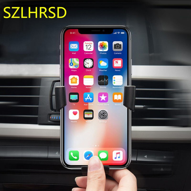 Autolader Voor Samsung Galaxy Z Fold2 S20 Fe S20 + S21 Ultra Note20 10 Laders Draadloze Ontvanger Qi Air vent Mount Telefoon Lading