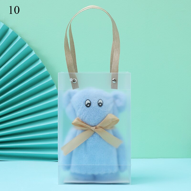 Cartoon Bear Coral Fleece Towel Absorbent Coral Velvet Towel Shower Hair Face Hand Towel Wedding Party Bathroom Towels: 10